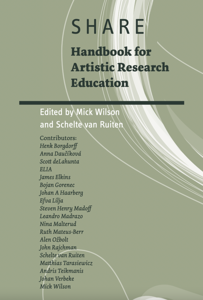 SHARE Handbook for Artistic Research Education